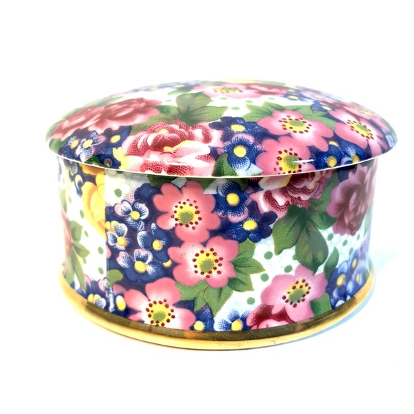 ROYAL WINTON Porcelain Julia Floral Pattern Round Trinket Box - Picture 7 of 9